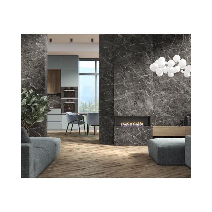 Керамогранітна плитка InterCerama Naomi 60x120 см Темно-Коричневий (12060170032) - фото 2 Керамогранітна плитка InterCerama Naomi 60x120 см Темно-Коричневий (12060170032) - фото 2