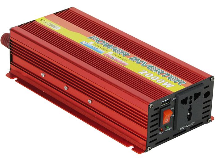Преобразователь напряжения, инвертор SFA 2000W 12-220 В