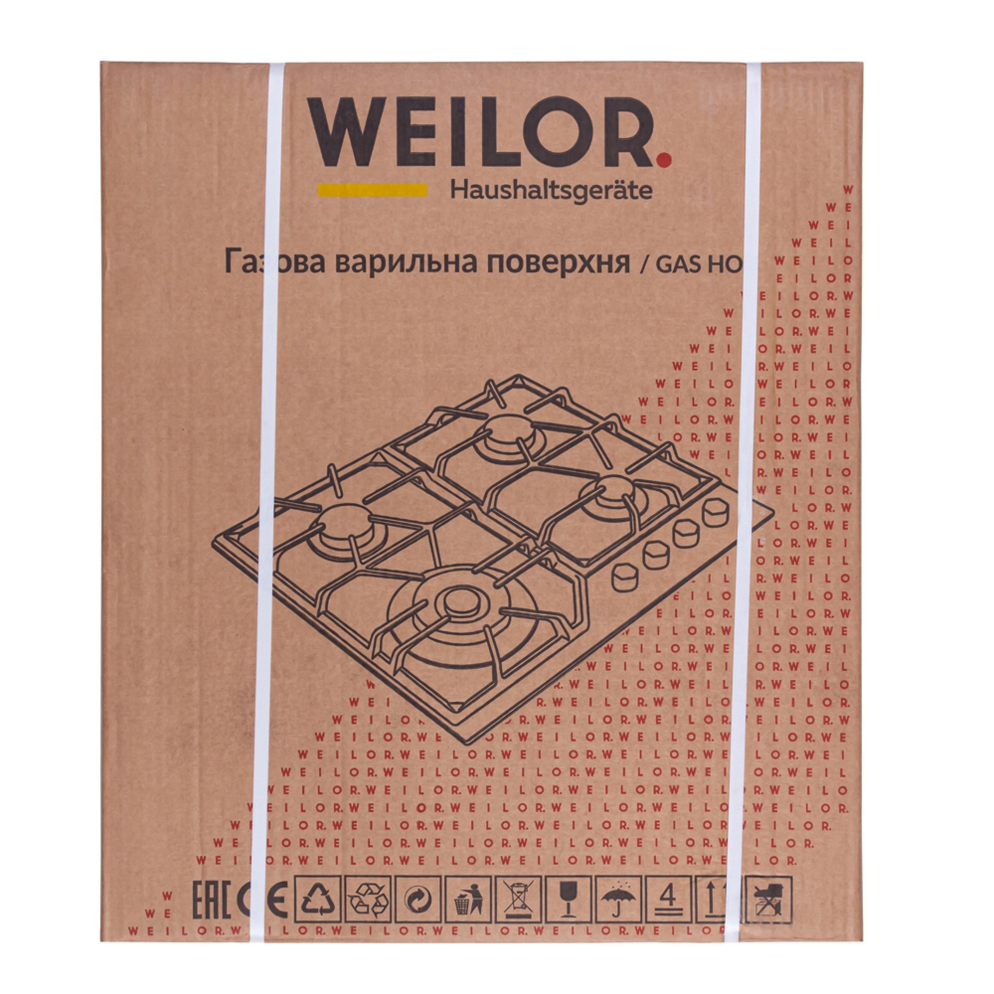 Варочная поверхность газовая WEILOR GM W 604 SS - фото 13