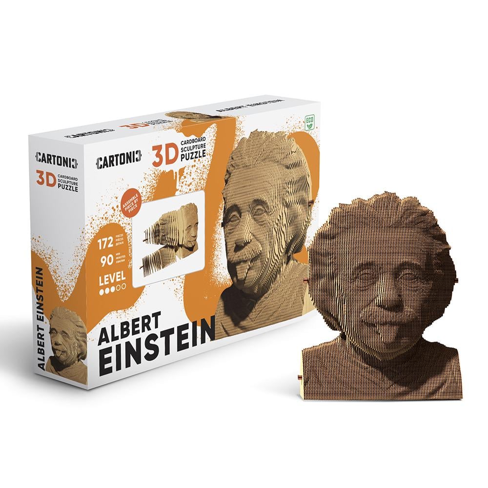 Пазл-конструктор 3D картонный Cartonic 3D Puzzle ALBERT E Альберт Эйнштейн (33394572)
