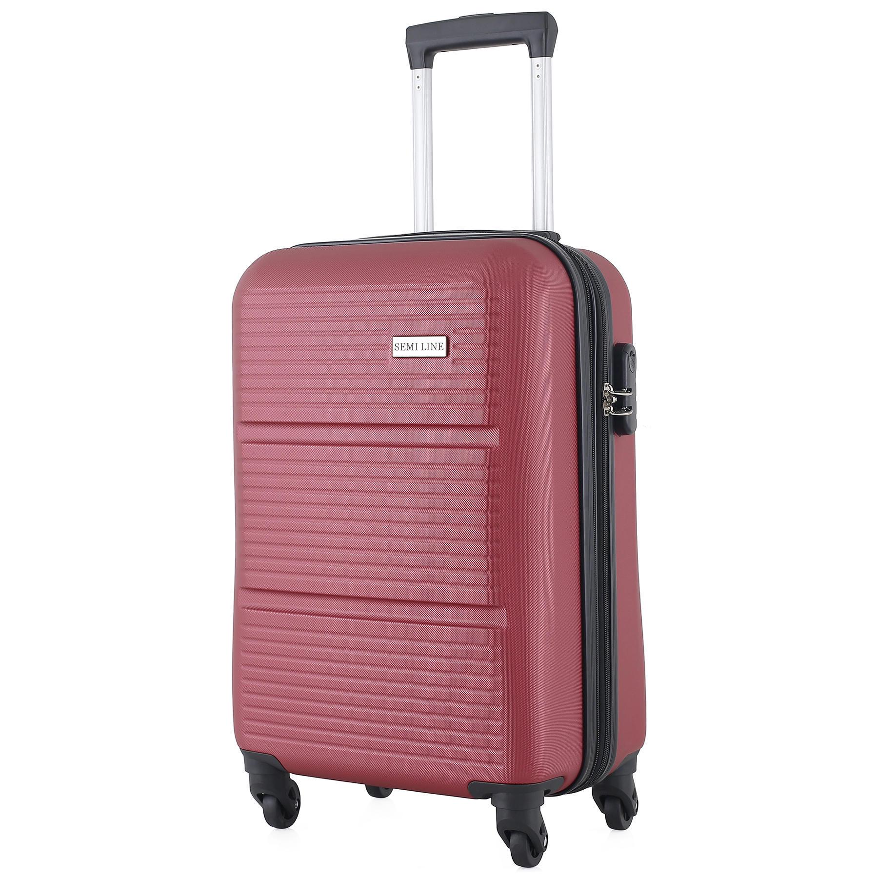 Валіза Semi Line 20" S Cherry (T5639-1) - фото 1 Валіза Semi Line 20" S Cherry (T5639-1) - фото 1
