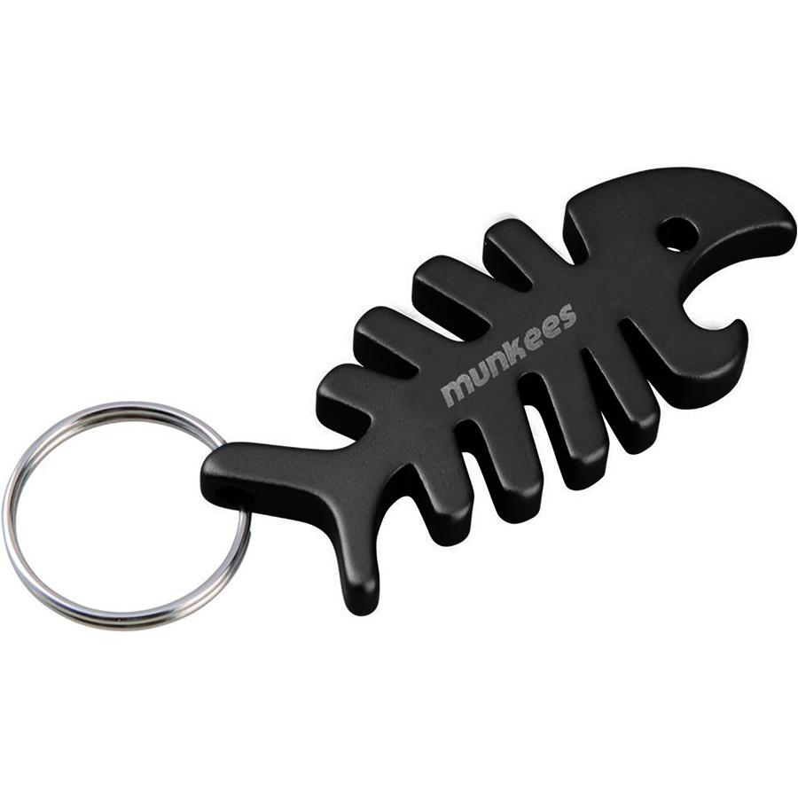 Брелок-открывашка Munkees 3428 Fish Bone Black