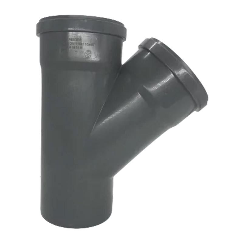 Тройник канализационный Reiger ppr 110 45° Reiger ppr 110 45°