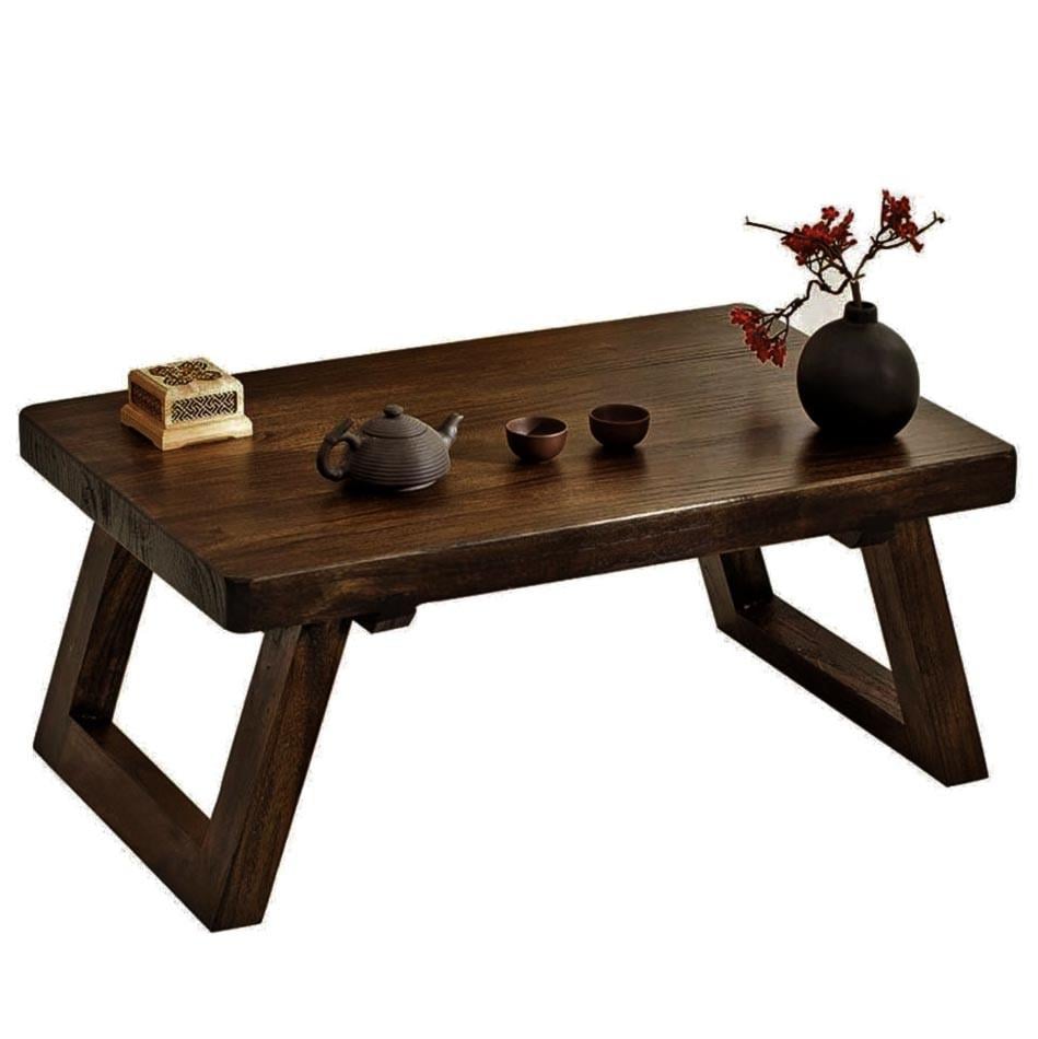 Столик для медитации из дерева Тонгаж 60х40х35 см Капучино (МДТ-6040351809)