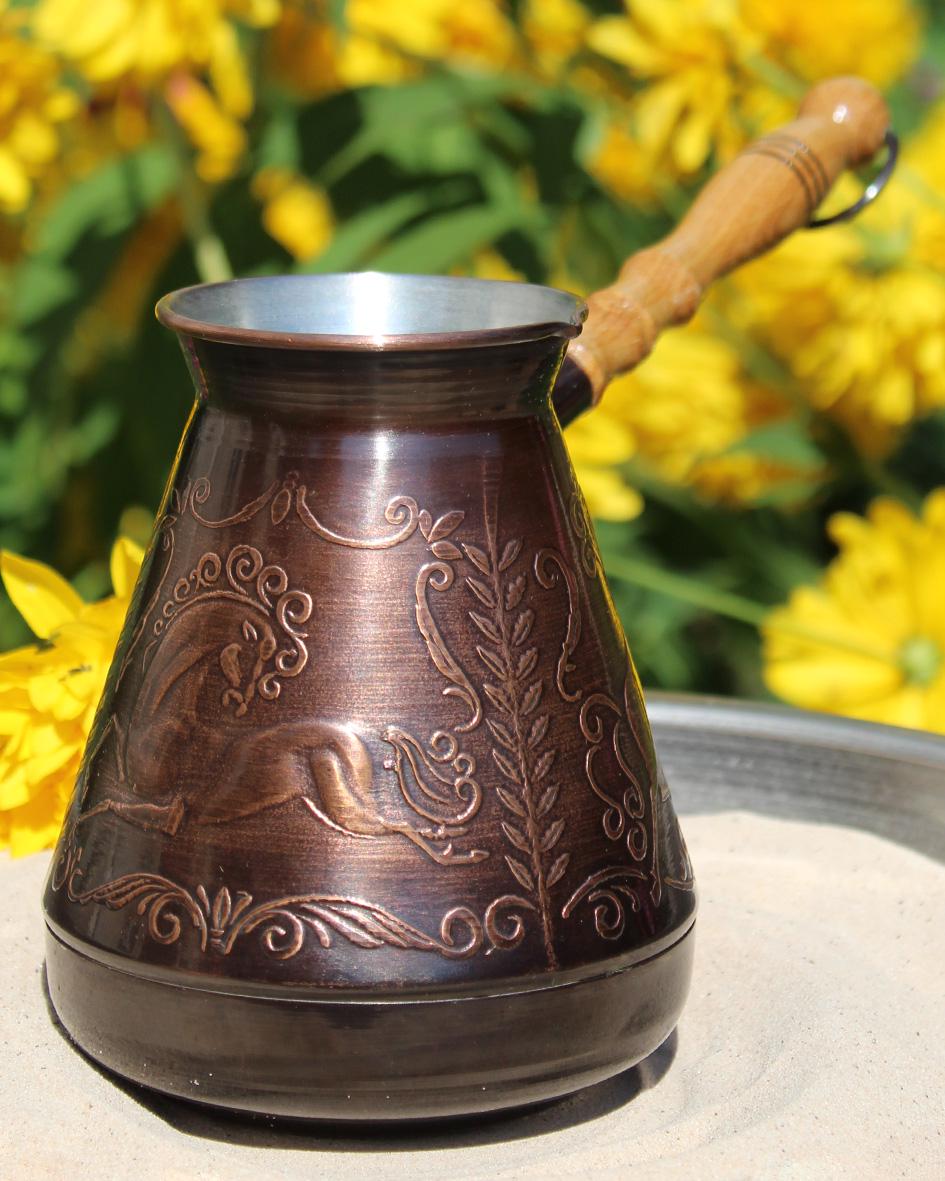 Турка мідна Great Coffee Кінь 500 мл (1356)