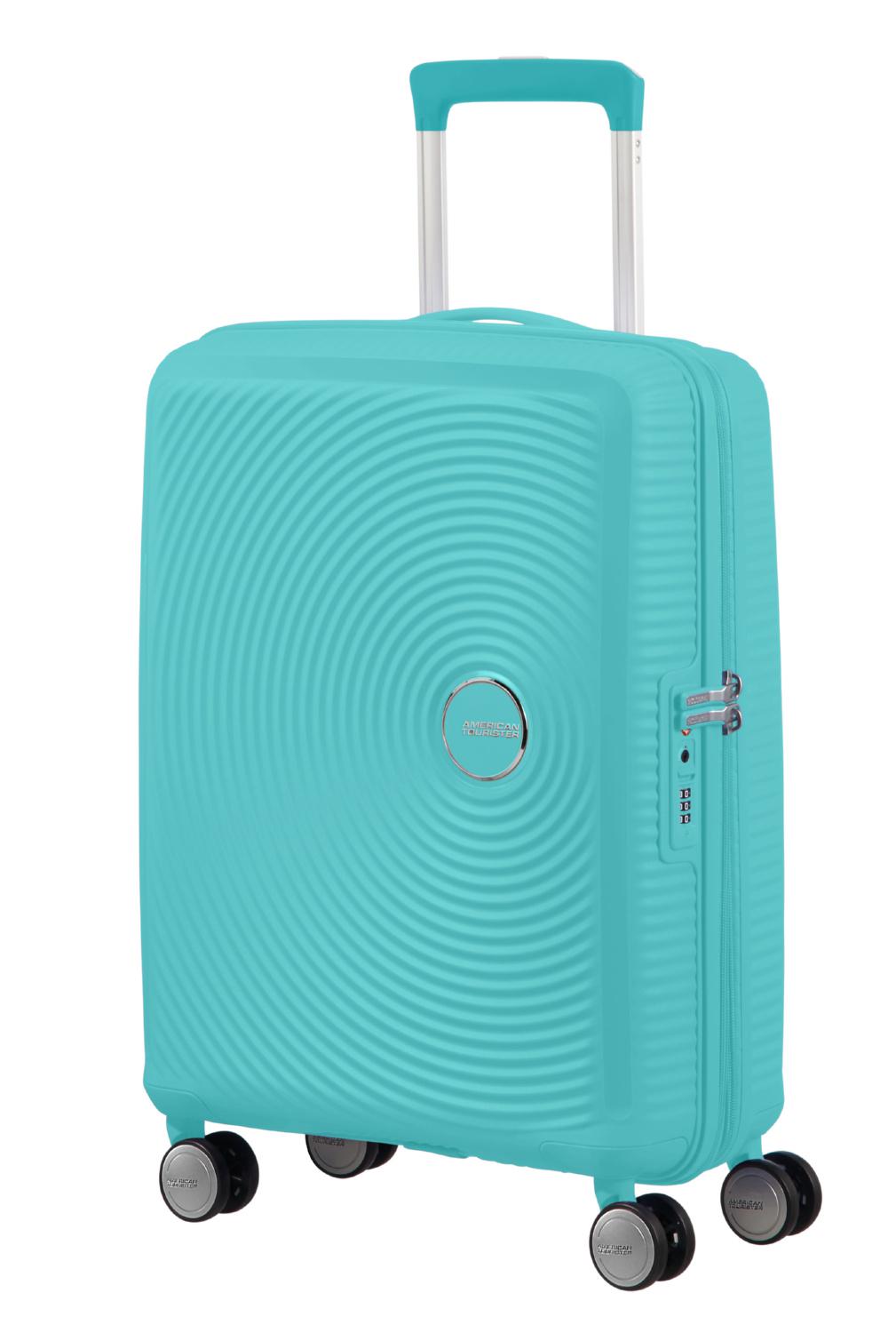 Чемодан с расширением American Tourister Soundbox 55x40x20/23 см Бирюзовый (32G-21001) - фото 4