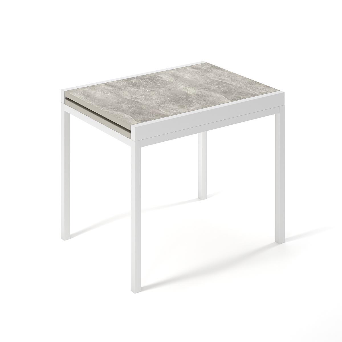 Обеденный стол-трансформер Armstrong 690x750x890 мм Ателье светлый/Белый (GATB08040000110) - фото 2