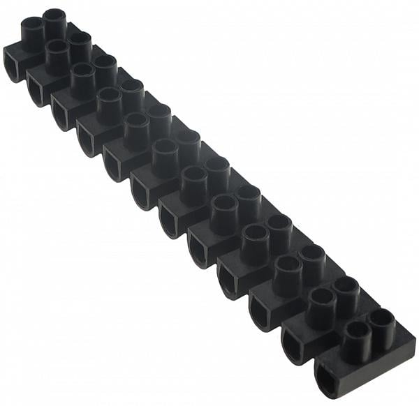 Колодка клеммная АСКО-Укрем тип W(U) 12P 10A 1-10 мм2 Черный (A0130040023)