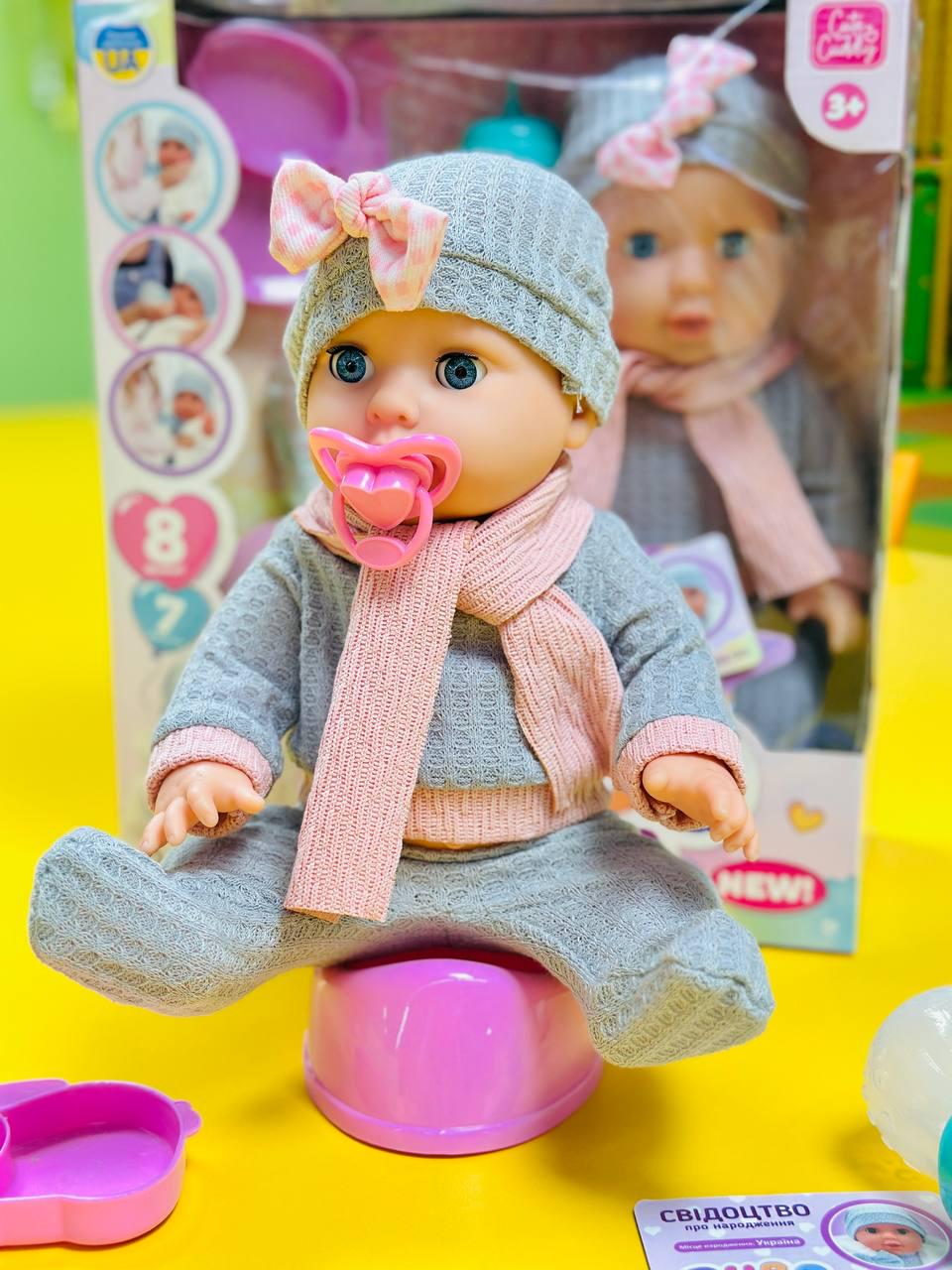 Пупс с посудой/одеждой/горшком 35 см (AWN-00453) - фото 3 Пупс с посудой/одеждой/горшком 35 см (AWN-00453) - фото 3