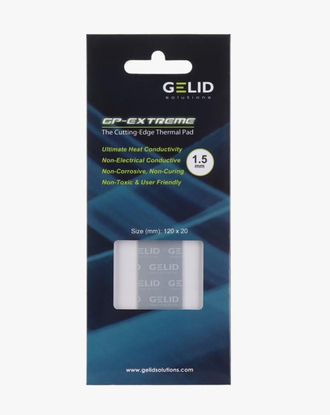 Термопрокладка Gelid Solutions GP-Extreme 12,8 Вт/мК TP-GP05-C 120х20х1,5 мм (1897589617)