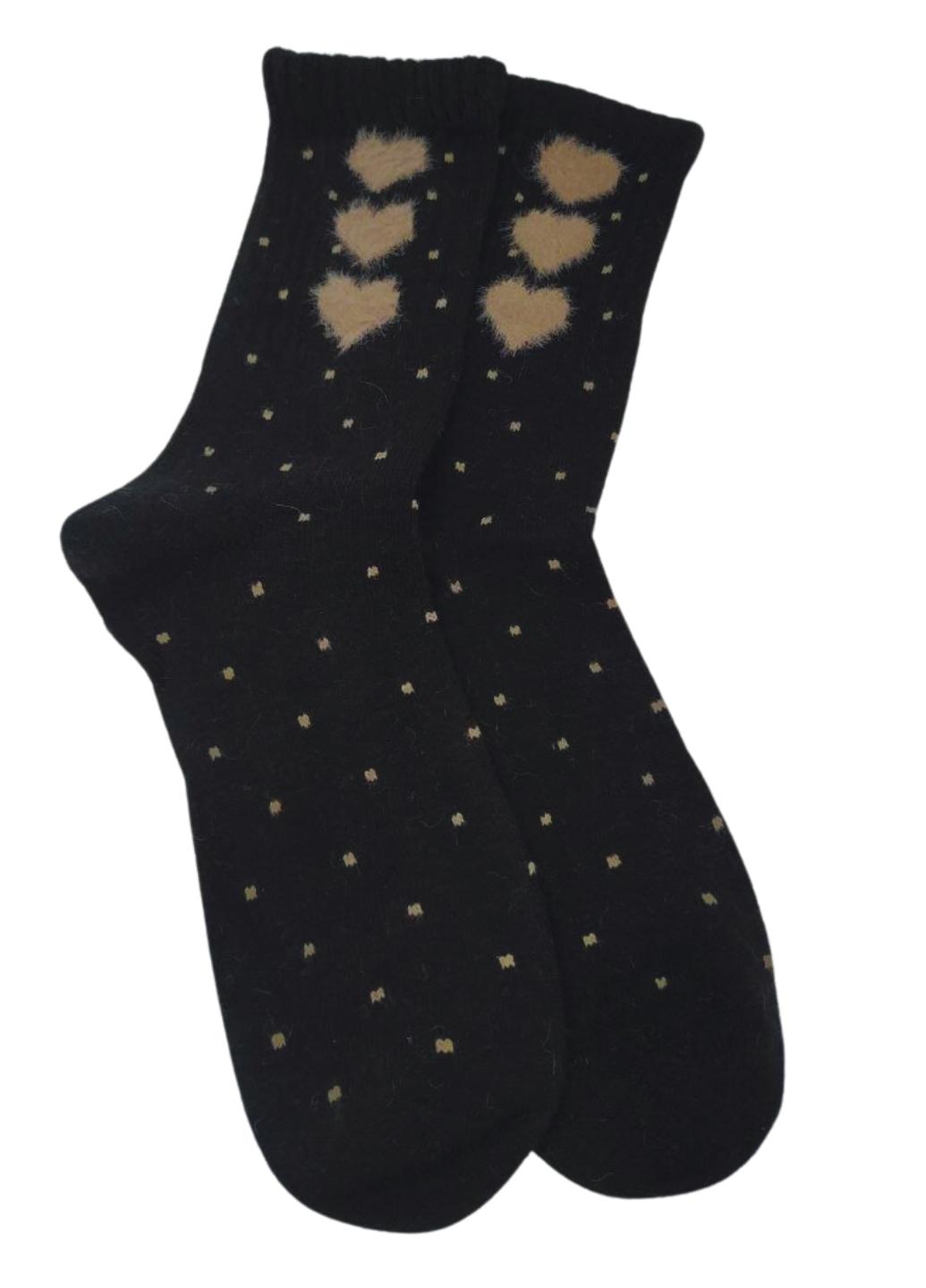 Носки женские теплые из верблюжьей шерсти Корона Hearts 932-01 р. 37-42 1 шт. Разноцветный (12562153)