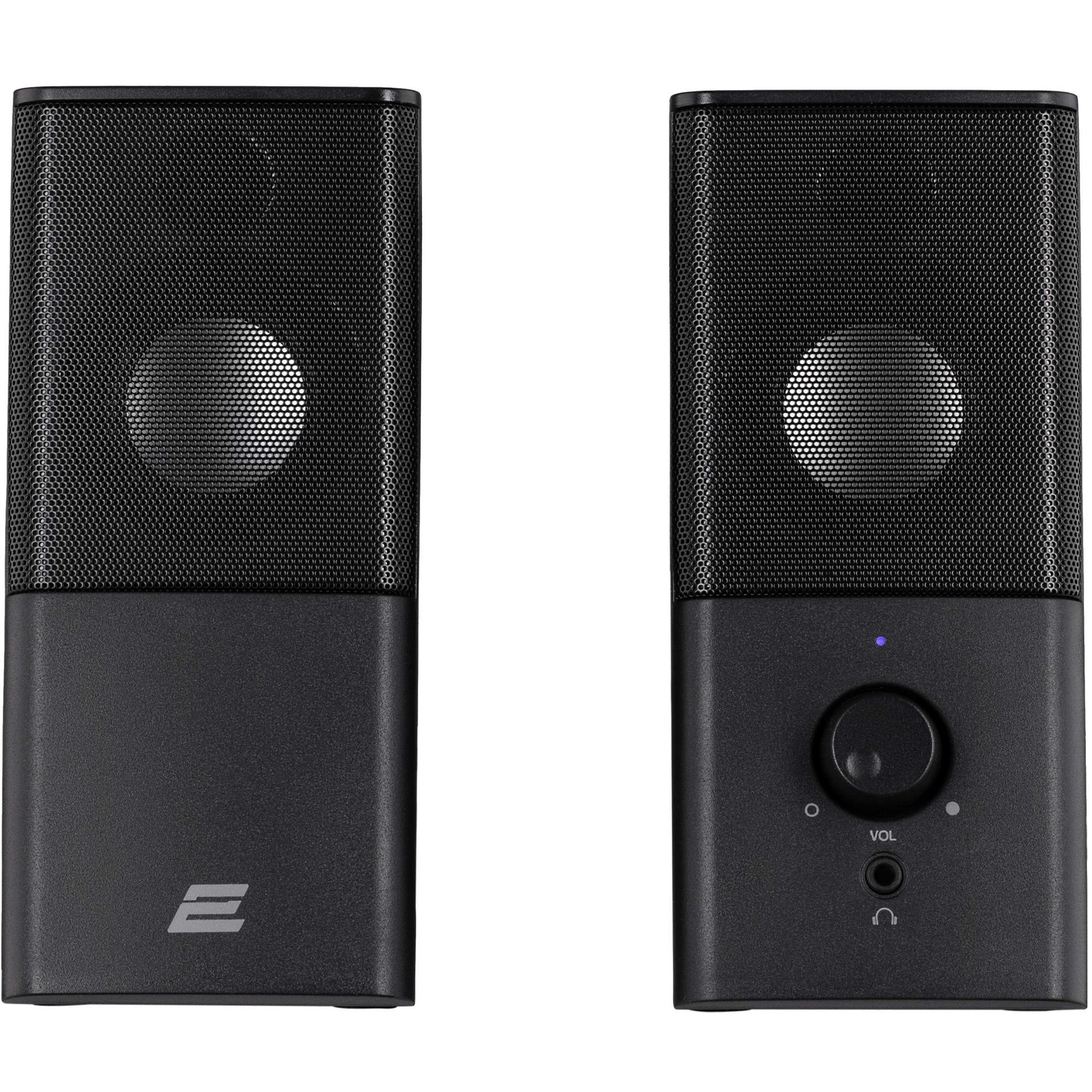 Акустическая система 2E PCS202 2.0 mini Jack 3,5 мм Black (2E-PCS202BK)