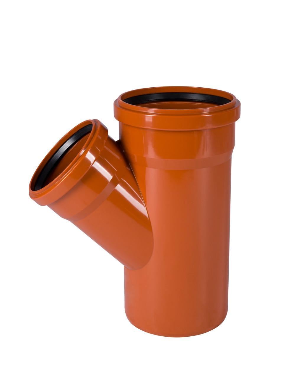 Тройник для наружной канализации Ostendorf KG 160/125x45 (222310)