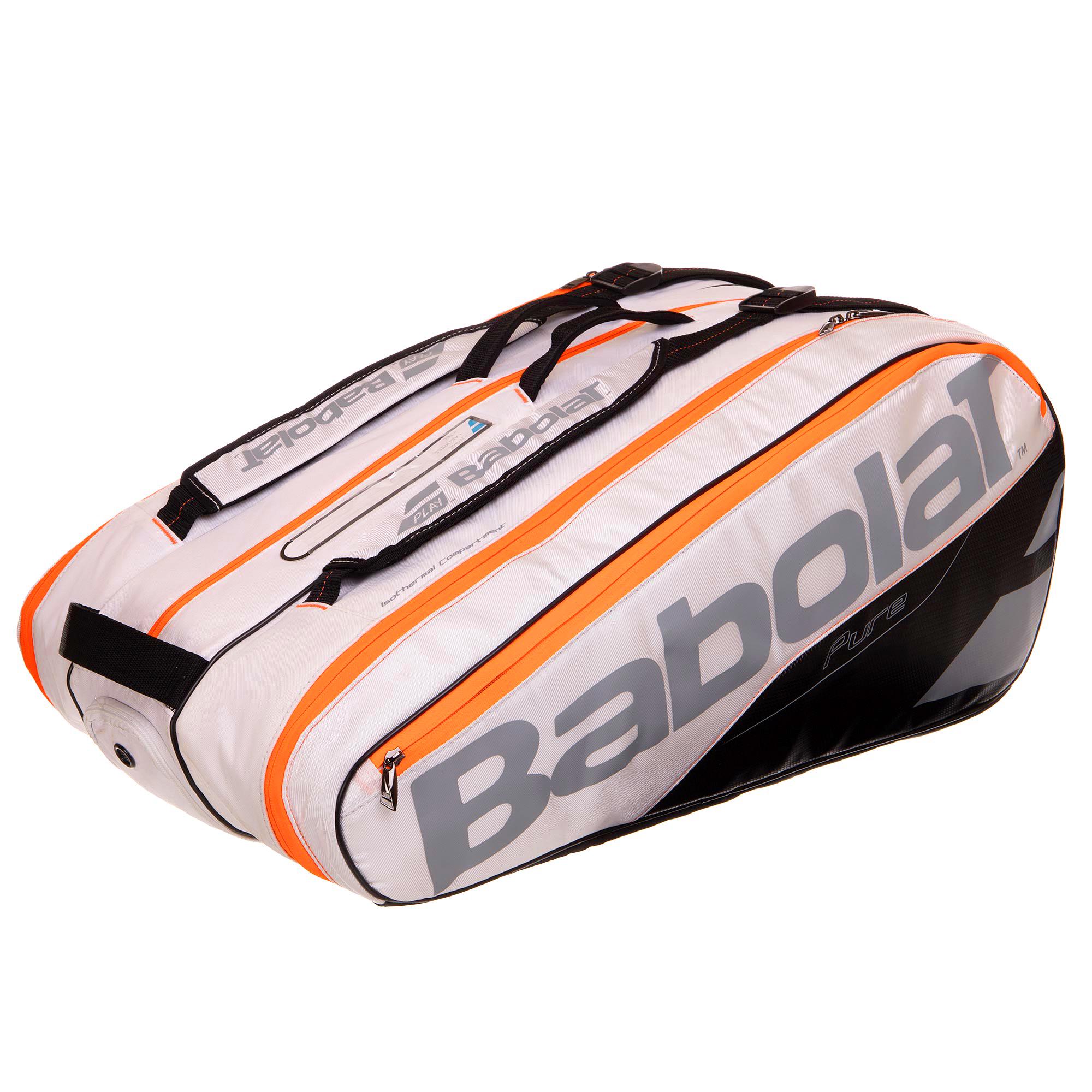 Чехол для тенісних ракеток BABOLAT RH X12 PURE WHITE BB751114-14 40 л (NA002913)