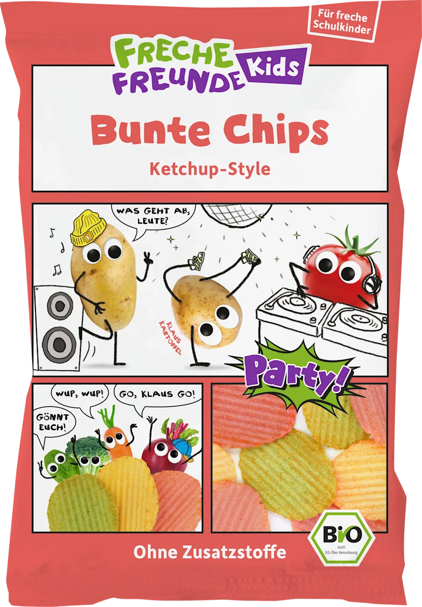 Чипсы овощные для детей Freche Freunde 50 г