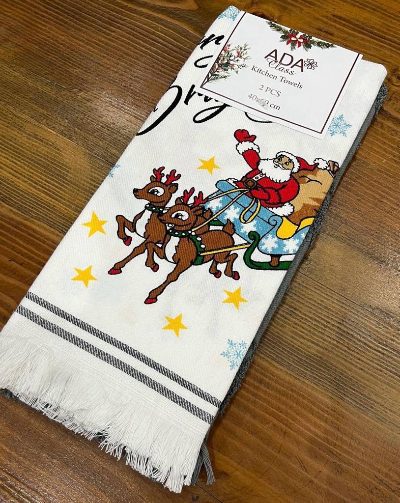 Набор кухонных полотенец ADA лен-махра 40х60 см 6 шт. (П4К-AL-kuhnya-007) - фото 4 Набор кухонных полотенец ADA лен-махра 40х60 см 6 шт. (П4К-AL-kuhnya-007) - фото 4