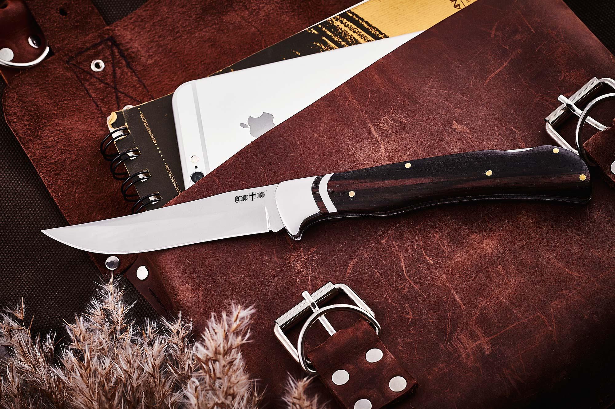 Нож складной туристический Grand Way S 113 с длинным лезвием