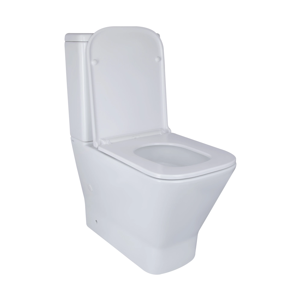 Унітаз-компакт Qtap Cardinal Ultra Quiet безобідковий з сидінням Soft-close QT04222168AUQ3W - фото 3