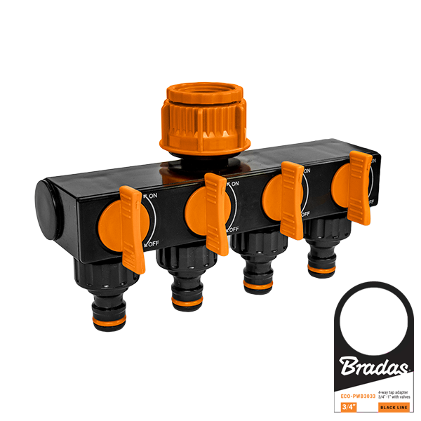 Распределитель BLACK LINE с 4 кранами (ECO-PWB3033)