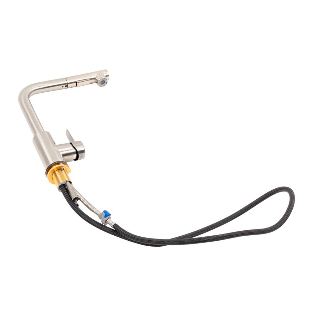 Змішувач кухонний Platinum brush FC-1 з висувною лійкою - фото 2