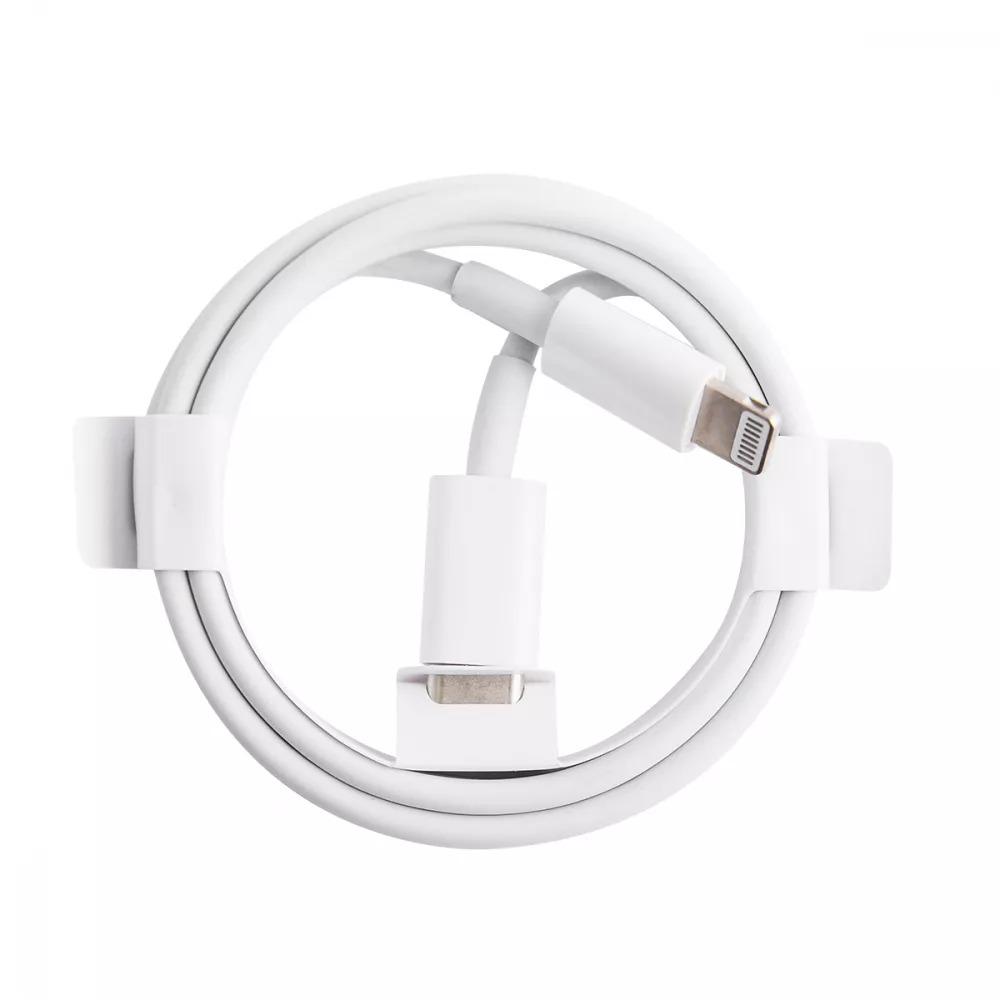 Кабель USB-C to Lightning cable 1 м A quality without box Белый
