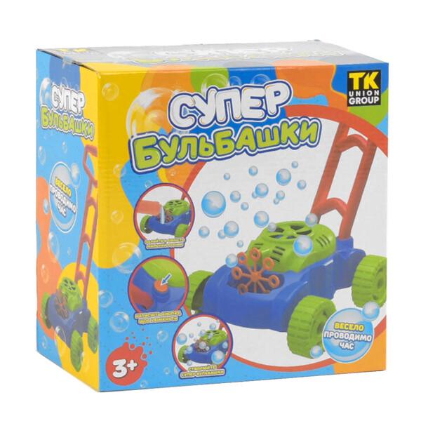 Каталка с мыльными пузырями TK Union Group Газонокосилка с баночкой мыльного раствора (058292) - фото 2 Каталка с мыльными пузырями TK Union Group Газонокосилка с баночкой мыльного раствора (058292) - фото 2