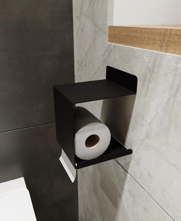 Держатель для туалетной бумаги NC Home Universal Черный (110099)