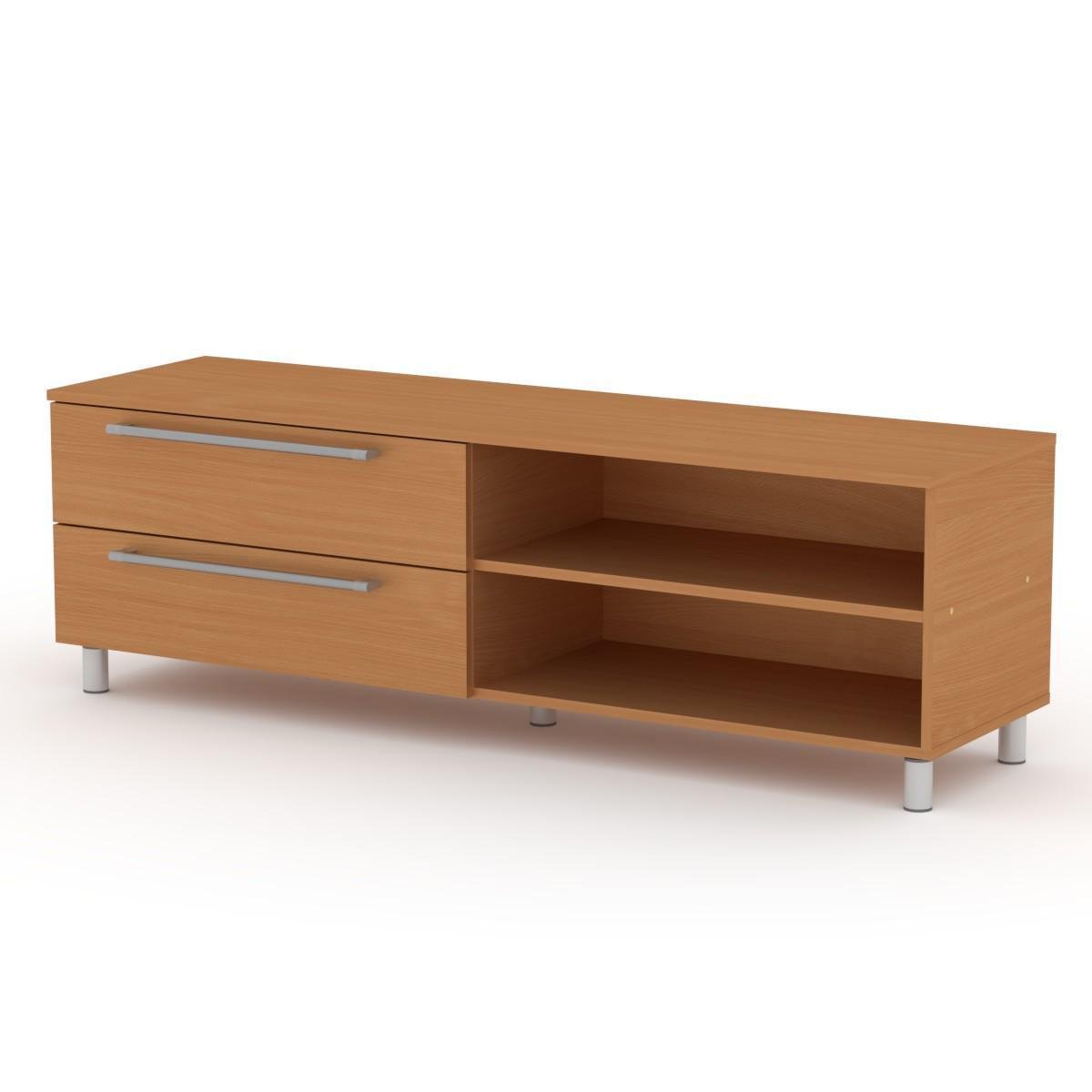 Тумба под телевизор МеблиКо ТВ-1 МГ-4 150х42х48 см Бук (k-1489-4)