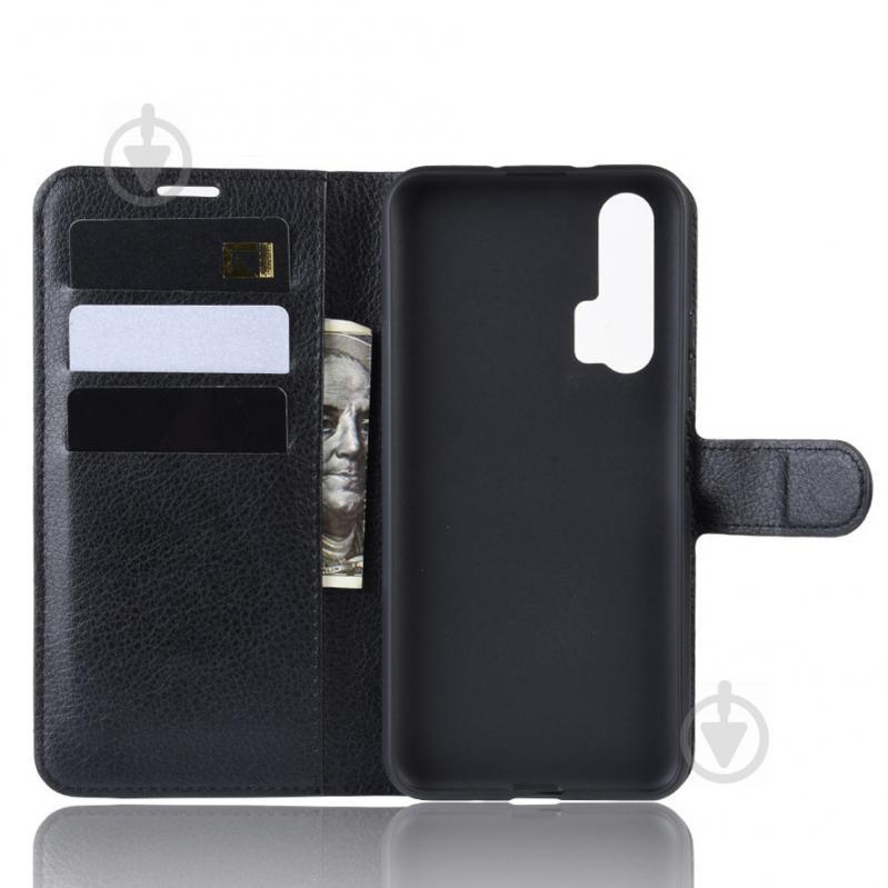 Чехол-книжка Litchie Wallet для Honor 20 Pro Black (hub_Rlyd78647) - фото 4