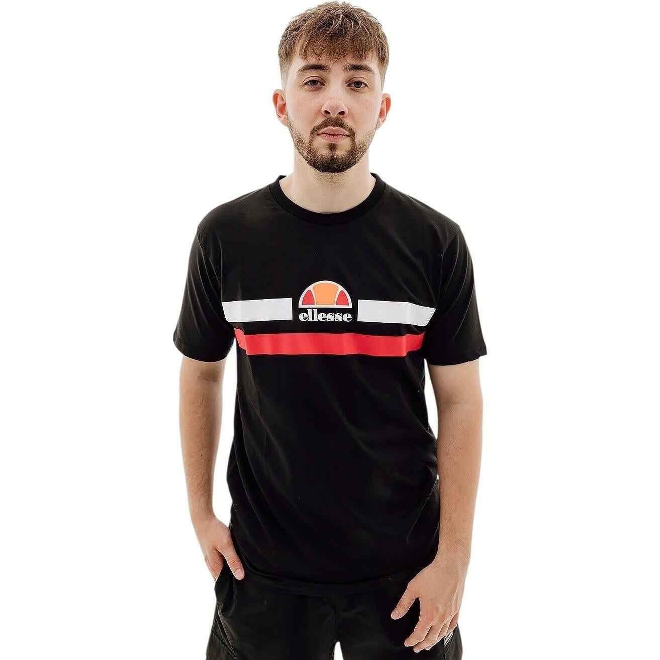 Футболка Ellesse APREL SHR06453-011 L Черно-бело-красный (62509-51)