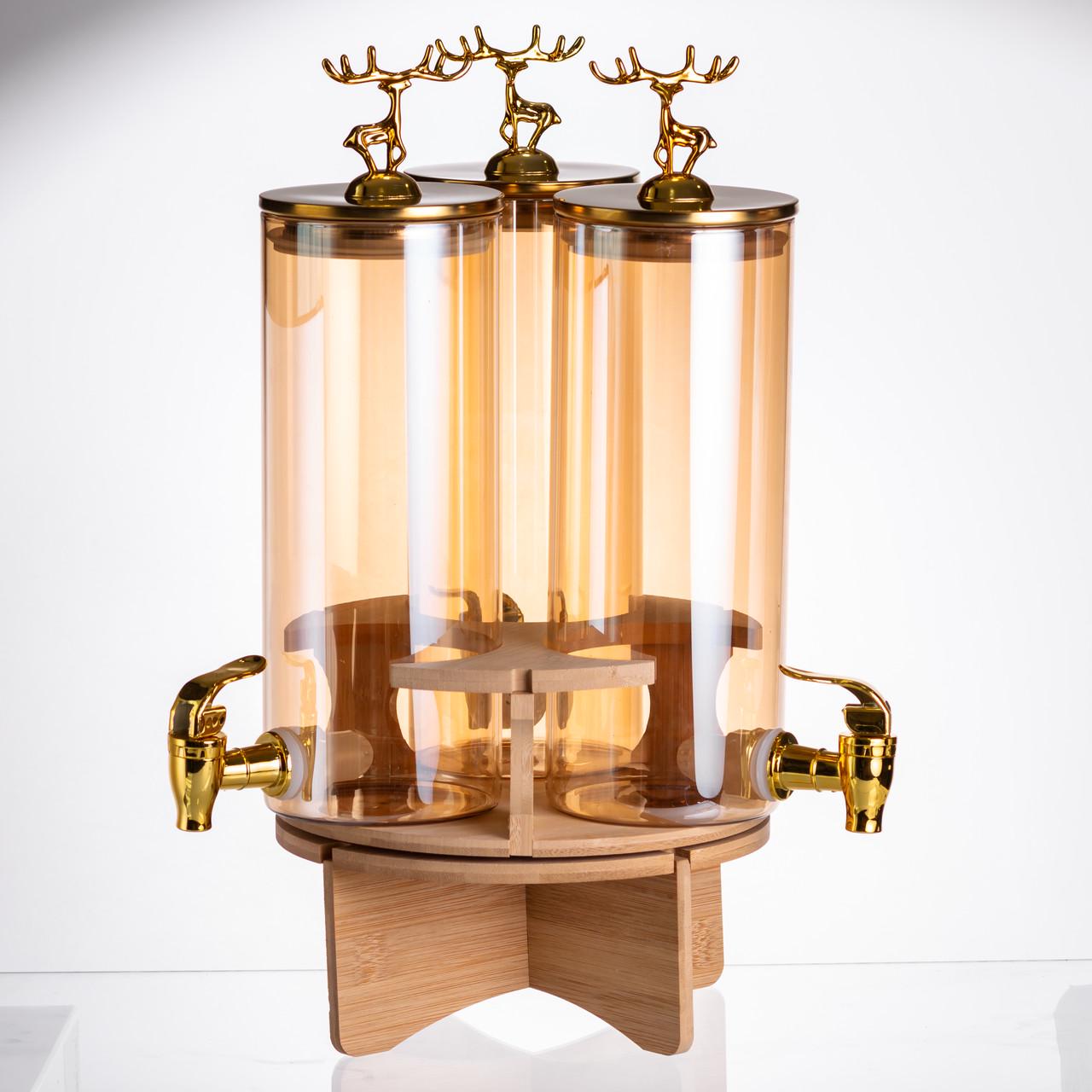 Кувшин на подставке с золотыми кранами 5,5 л - фото 6 Кувшин на подставке с золотыми кранами 5,5 л - фото 6