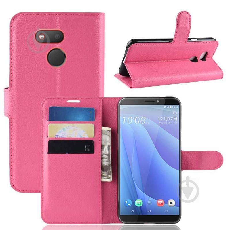 Чохол-книжка Litchie Wallet для HTC Desire 12s Rose (hub_xghN77839) - фото 2