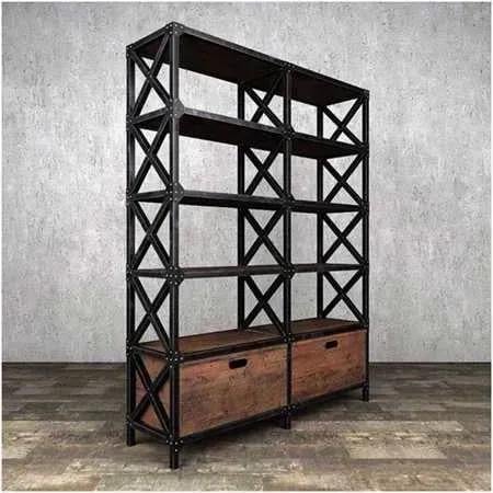 Стеллаж EcoLoft Лофт IN-2506 Дуб аппалачи (26292399)