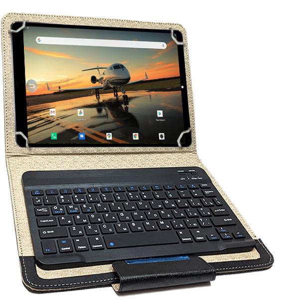 Планшет-телефон Adronix MT Pad 464 LTE 4GB/64GB IPS 10/1'' с чехлом с Bluetooth клавиатурой Black (24980483)