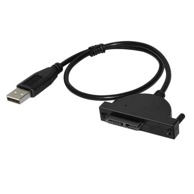 Кабель-перехідник XON E-Tech MemoryCable USB 2.0 to mini SATA CD/DVD Чорний (XCA1A12MS1PB 6549) - фото 3 Кабель-перехідник XON E-Tech MemoryCable USB 2.0 to mini SATA CD/DVD Чорний (XCA1A12MS1PB 6549) - фото 3