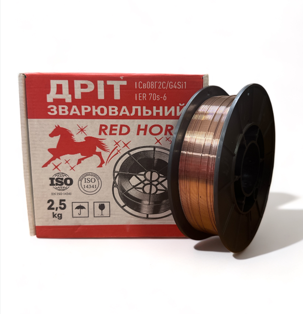 Сварочная проволока Red Horse ER70S-6 1,0 мм 2,5 кг (743)