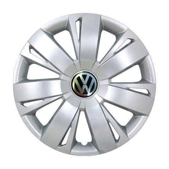 Автомобильные колпаки SKS 411 R16 с логотипом Volkswagen 4 шт. Серебристый