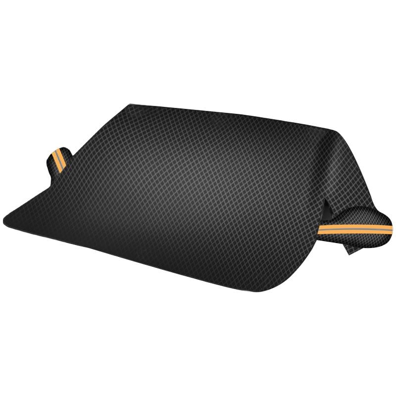 Чехол-накидка на автомобиль защитный Lesko 2024 на лобовое стекло и зеркала на магнитах 260х114 см (25713880)