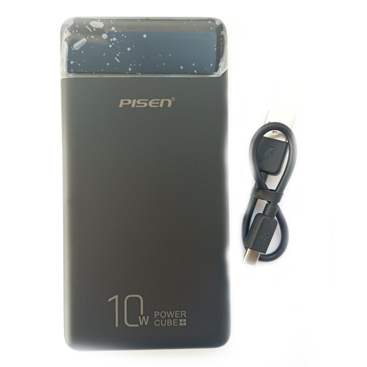 Повербанк Pisen Cube+ 10000 mAh Black (11231)