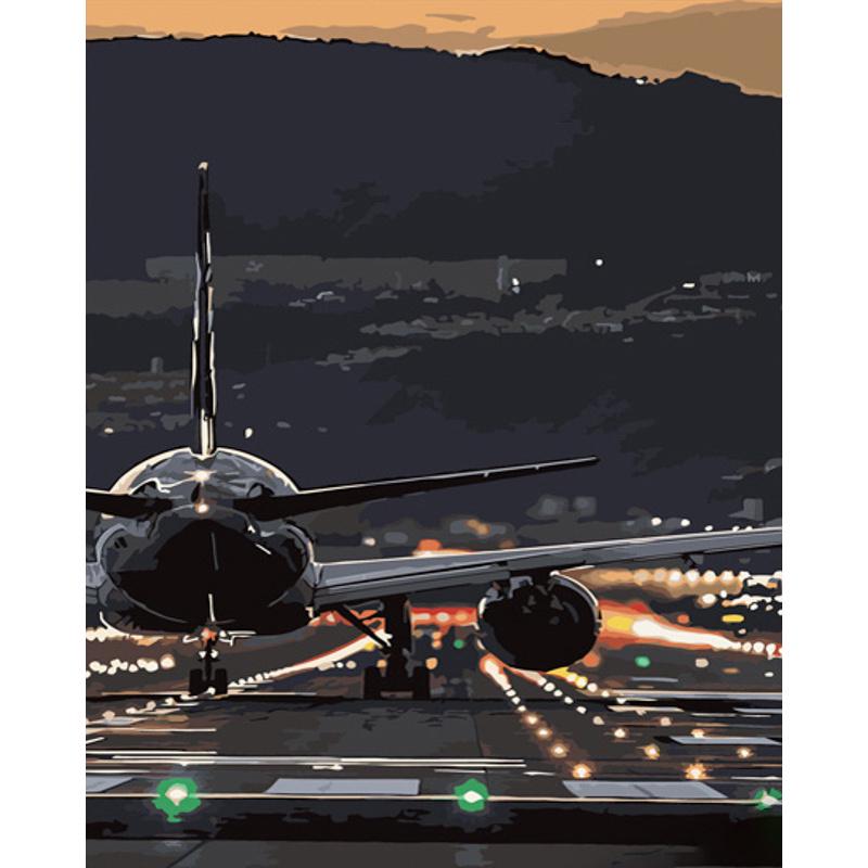 Картина по номерам Strateg Премиум В начале полета 40х50 см (GS621)