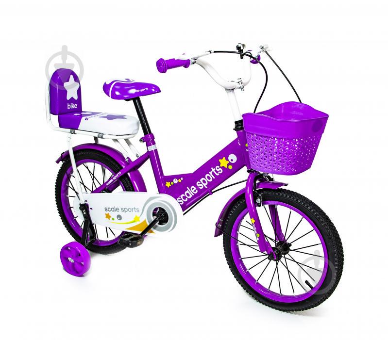 Велосипед детский 16 "Scale Sports" T15. Violet (ручной и дисковый тормоз) 1164900596 Велосипед детский 16 "Scale Sports" T15. Violet (ручной и дисковый тормоз) 1164900596