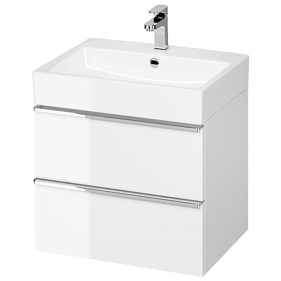 Тумба под умывальник подвесная Cersanit Virgo S522-017 59,4x50,1x42,7 см Белый (217263)