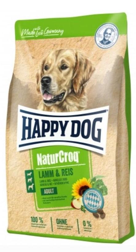 Корм для собак Happy Dog Premium Natur Croq Lamm Reis с ягненком и рисом 18 кг и лакомство кальциевые косточки 250 г