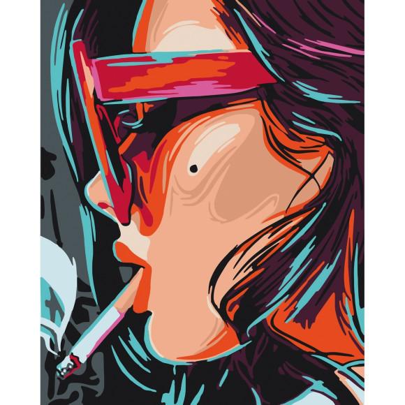 Картина по номерам Art Craft Дерзкая девушка 40x50 см без коробки (10291-AC)