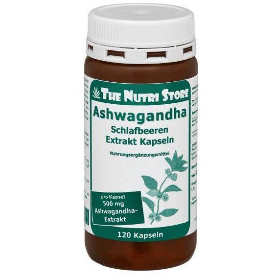 Ашваганда The Nutri Store Ashwagandha Berry Extract 500 мг 120 Caps (ФР-00000152)