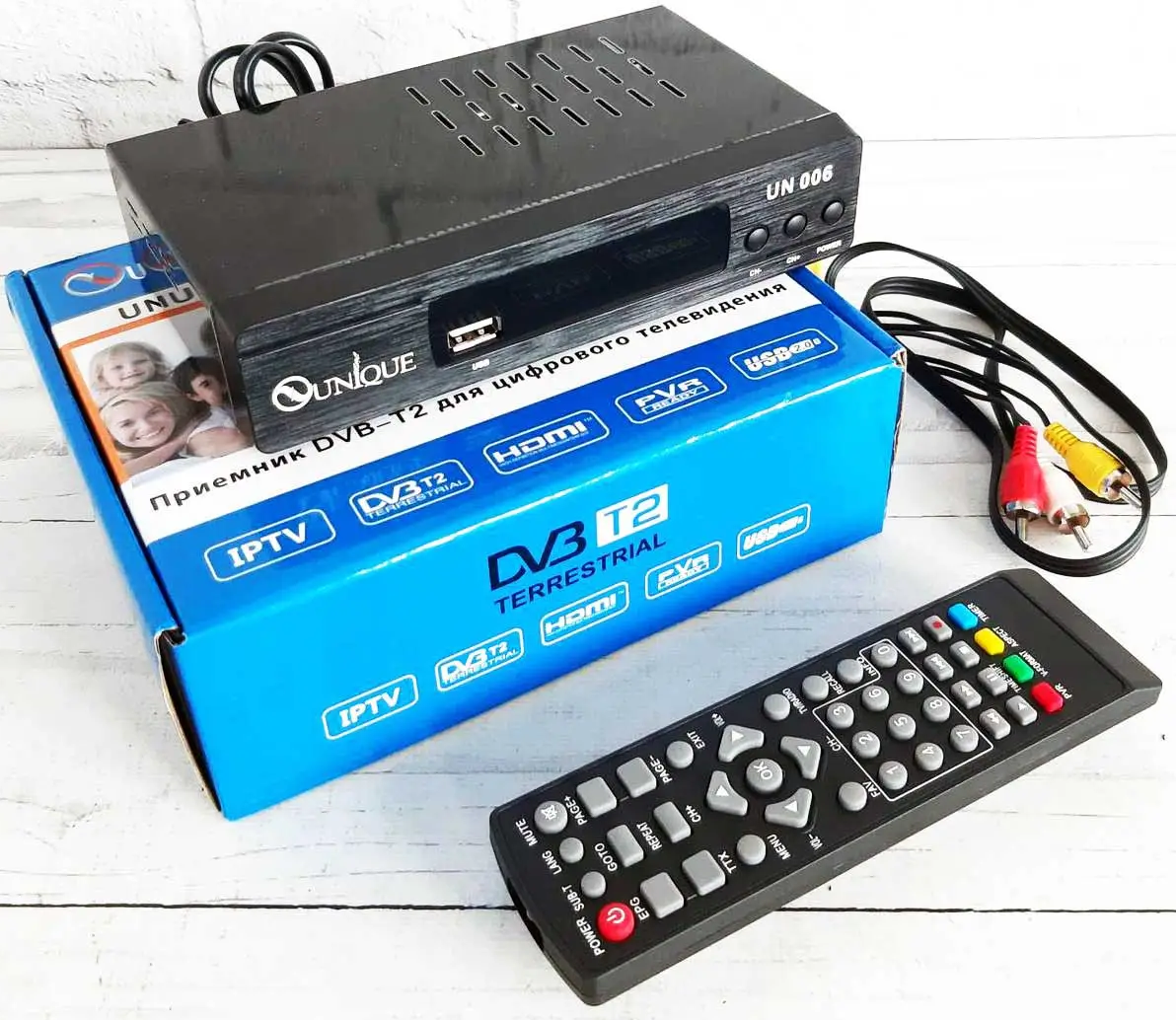 Ресивер цифровой DVB-T2 006 UNIQUE UN Wi-Fi (28206971) - фото 9 Ресивер цифровой DVB-T2 006 UNIQUE UN Wi-Fi (28206971) - фото 9