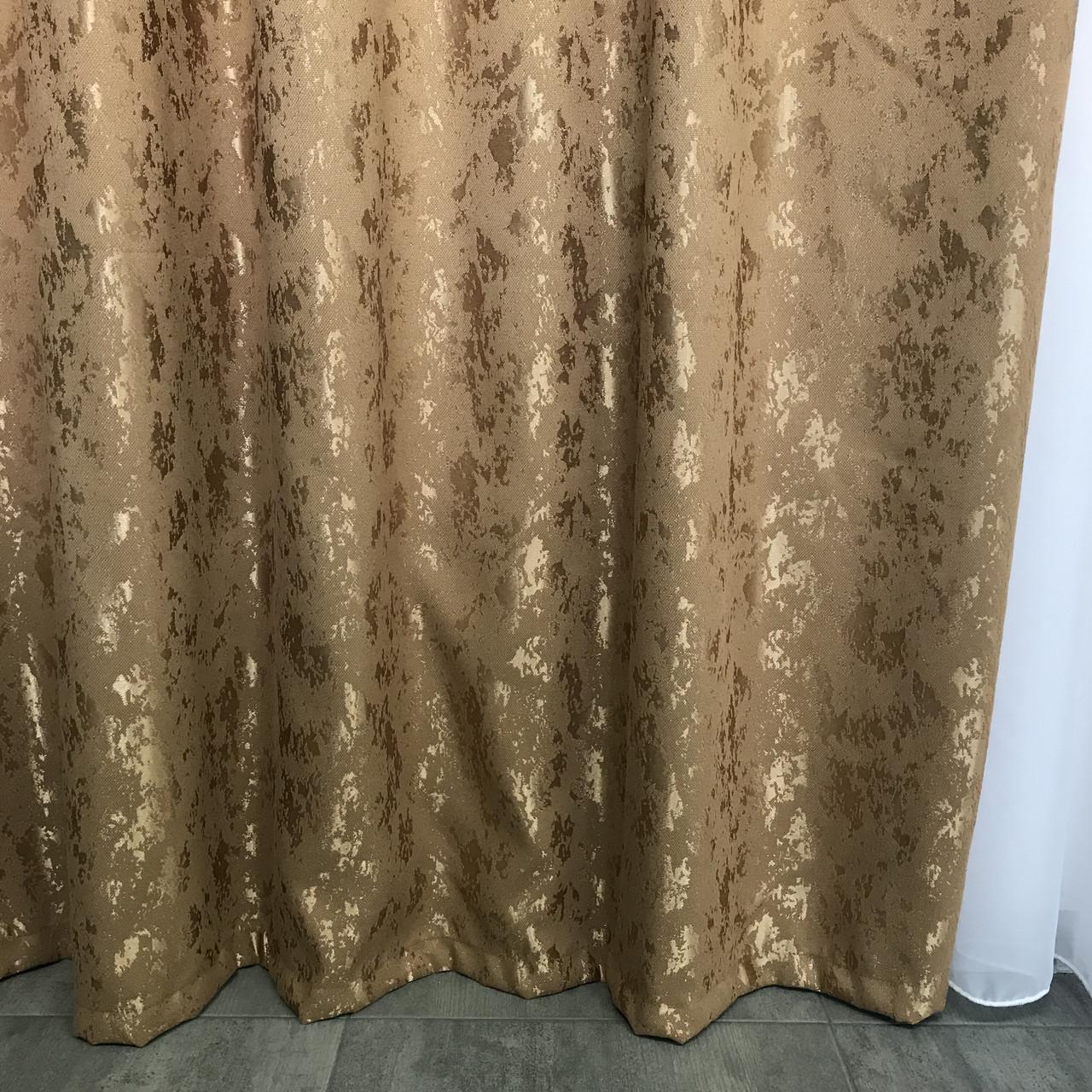 Готовые мраморные шторы ALBO 200x270 см 2 шт. Кофейный (SH-M19-10) - фото 7