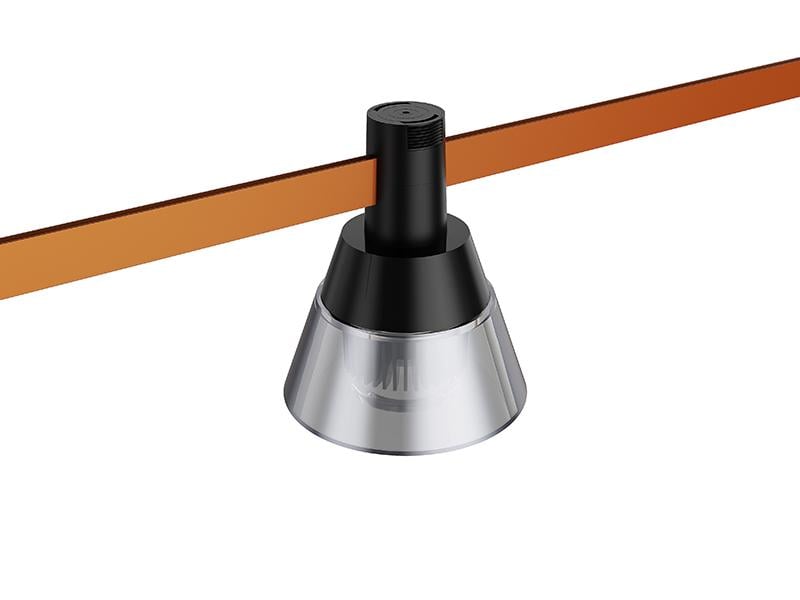 Светильник трековый светодиодный LEDUA AeroLine YZ1822 48V 7W 4000К 100x75 мм Черный (10259)