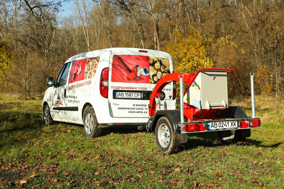 Подрібнювач гілок Arpal на щепу з бензиновим двигуном (МК-120БД) - фото 7