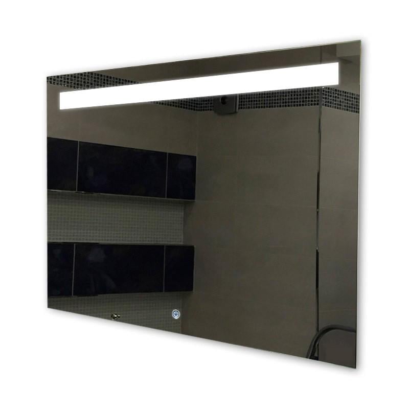 Дзеркало з підсвічуванням led у ванну кімнату прямокутне сенсор 800х600 мм (L33/1-С)